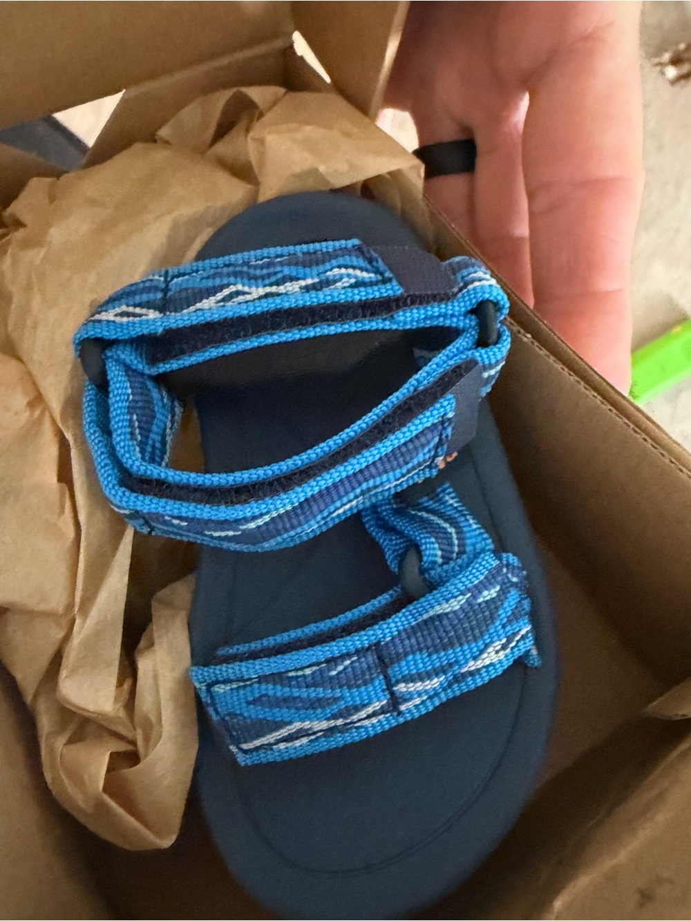 Teva Kids Blue Multi-Strap Outdoor Sandal